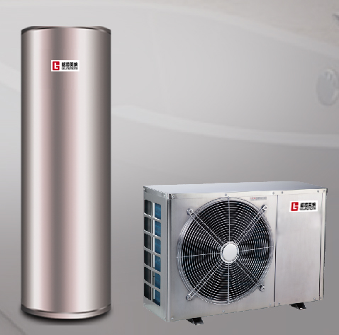 家用分体氟循环不锈钢热水机组